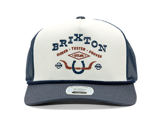Kappe Brixton - Beekman C Np Mp Trucker Hat - Off White/Navy