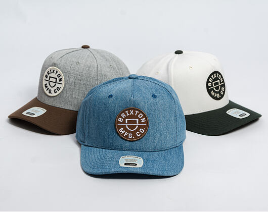 Kappe Brixton - Crest C Mp Snapback - Medium Rinse Denim