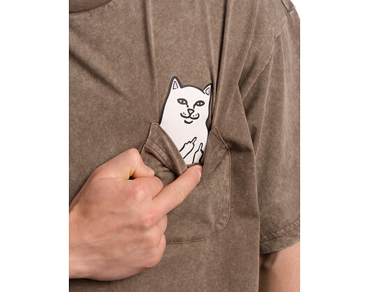 T-Shirt Lord Nermal Pocket Tee (Brown Vintage Wash)