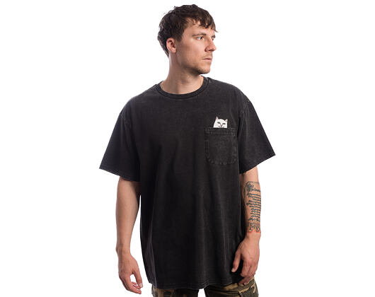 T-Shirt Lord Nermal Pocket Tee (Black Vintage Wash)