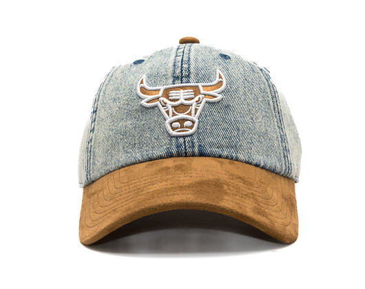 Kappe Mitchell & Ness - Den Suede Strapback - NBA - Chicago Bulls - Blue