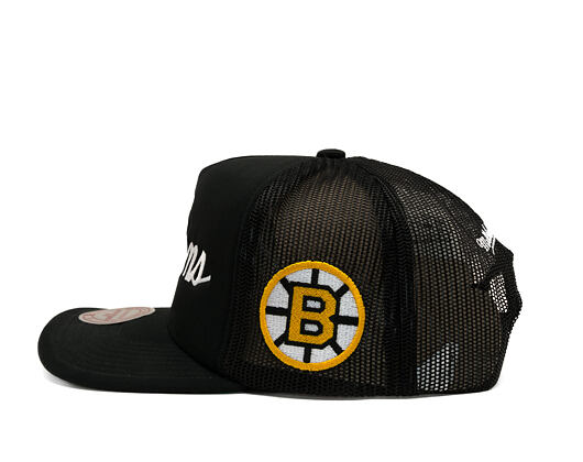 Kappe Mitchell & Ness - Head Coach Trucker - NHL - Boston Bruins - Black