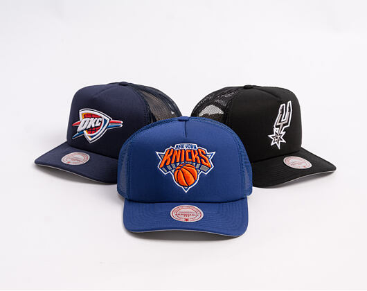 Kappe Mitchell & Ness - Evergreen Trucker - NBA - New York Knicks - Blue
