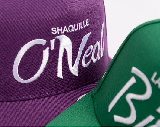 Kappe Mitchell & Ness - Player Script Hwc - NBA - Los Angeles Lakers - Shaquille O'Neal - Purple_Whi