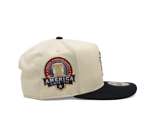Kappe New Era - MLB "American Flag" 9FIFTY - Philadelphia Phillies - Chrome White