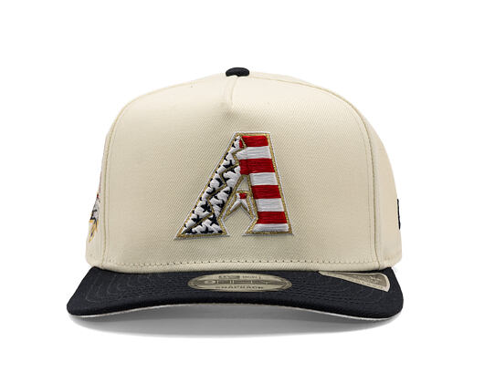 Kappe New Era - MLB "American Flag" 9FIFTY - Arizona Diamondbacks - Chrome White