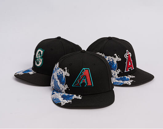 Kappe New Era - MLB "Tidal Wave" 59FIFTY - Arizona Diamondbacks - Black
