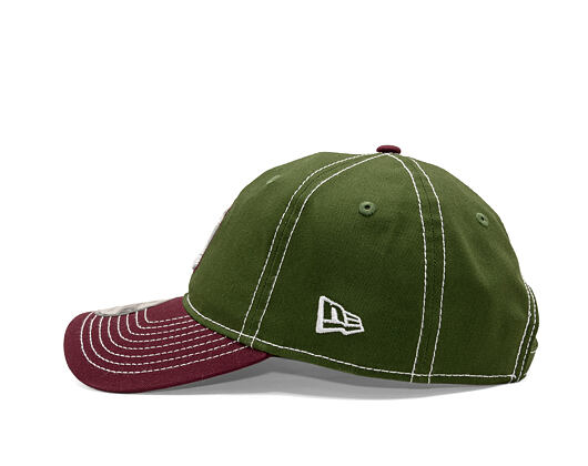 Kappe New Era - MLB "Seasonal 2 Tone" 9TWENTY - NY Yankees - Green / Burgundy
