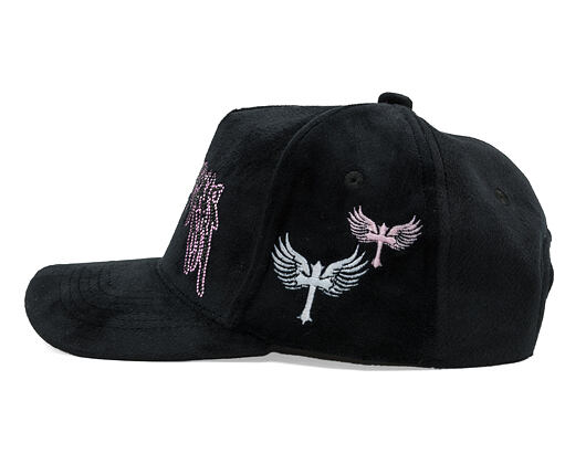 Kappe Reflection Luxury New Angel Cap - Black Pink Script