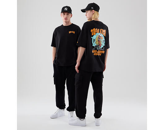 T-Shirt New Era - Branded Food Character Oversized Tee - Black