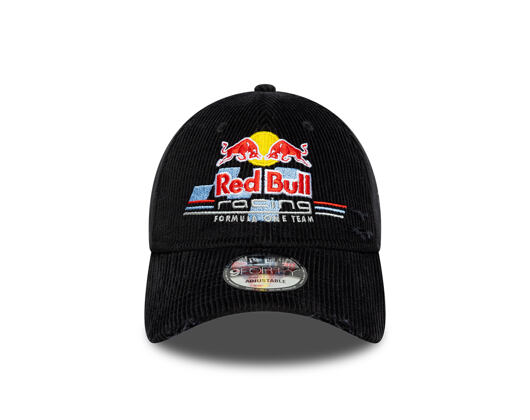 Kappe New Era - F1 Distressed Cord 9FORTY - RED BULL F1 - Black