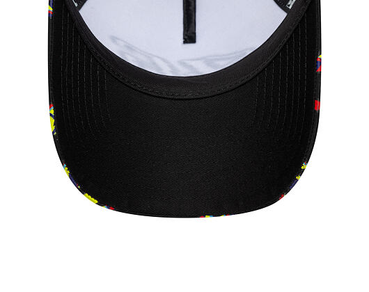 Kappe New Era - VR 46 Print Visor 9FORTY A-Frame Trucker - Black