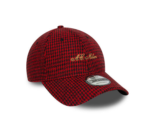 Kappe New Era - Houndstooth 9FORTY - AC MILAN - Black