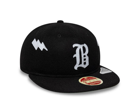 Kappe New Era - MLB IMAGE DROP Heritage 9FIFTY Retro Crown - Atlanta Braves - Black