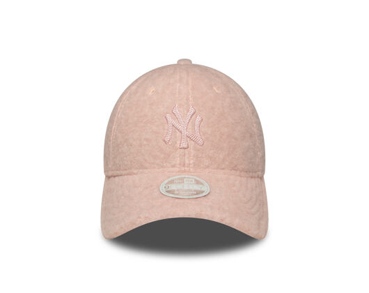 Damen Kappe New Era - MLB Winter Borg Teddy 9FORTY M-CROWN - NY Yankees - Blush Pink
