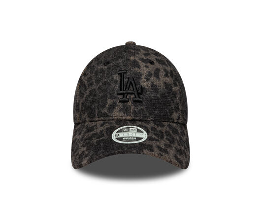 Damen Kappe New Era - MLB Cosy Leopard 9FORTY - LA Dodgers - Black