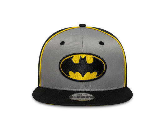 Kinder Kappe New Era - DC Piping 9FIFTY - Batman - Black / Grey