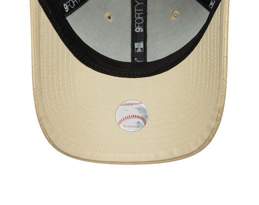 Damen Kappe New Era - MLB PU Pattern 9FORTY - NY Yankees - Stone
