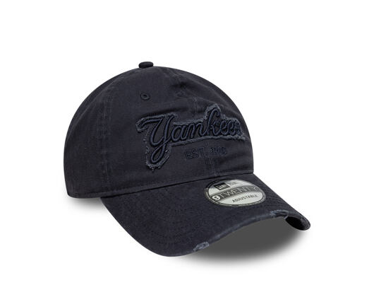 Kappe New Era - MLB Distressed Wordmark 9TWENTY - NY Yankees - Navy
