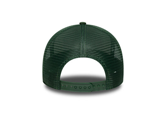 Kappe New Era - Branded Licence Plate 9FORTY A-Frame Trucker - Cilantro Green / Stone