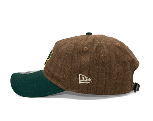 Kappe New Era × Three Looms - Chestnut Pinstripe 9TWENTY A-Frame - Oakland Athletics
