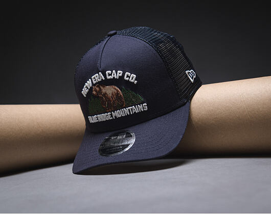 Kappe New Era - Branded Graphic 9FORTY M-CROWN A-Frame Trucker - Navy