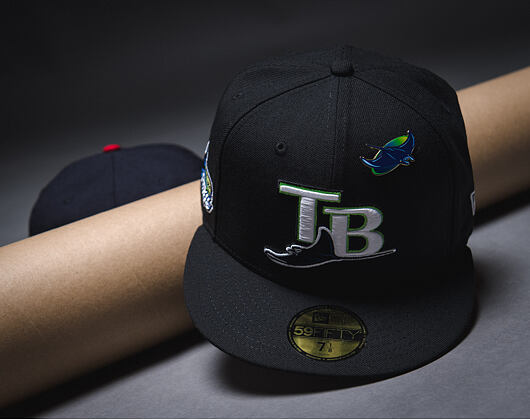 Kappe New Era - MLB IMAGE DROP 59FIFTY - Tampa Bay Rays - Black