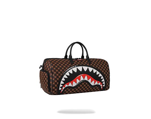 Tasche Sprayground - Sharks In Paris Wtf Bubble Brown Check Duffle