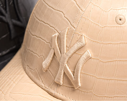 Damen Kappe New Era - MLB PU Pattern 9FORTY - NY Yankees - Stone