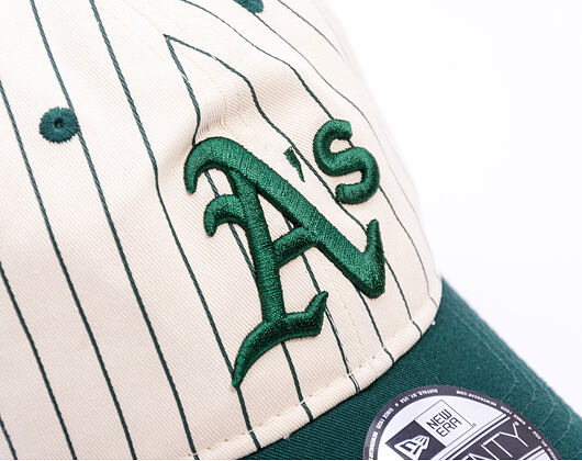 Kappe New Era - MLB Pinstripe 9TWENTY - Oakland Athletics - Dark Green