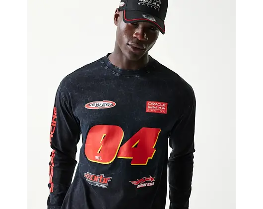 Langarmshirt New Era - F1 Graphic Longsleeve - Red Bull F1 - Black