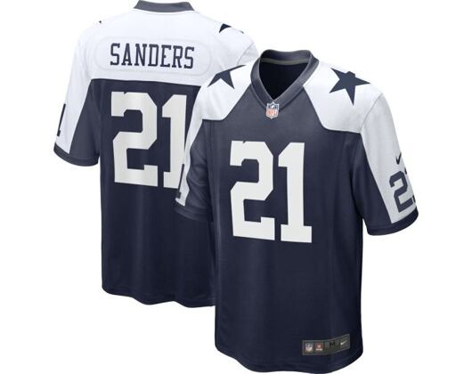 Trikot Nike - NFL Home Game Jersey Player - Dallas Cowboys - College Navy - Deion Sanders 21