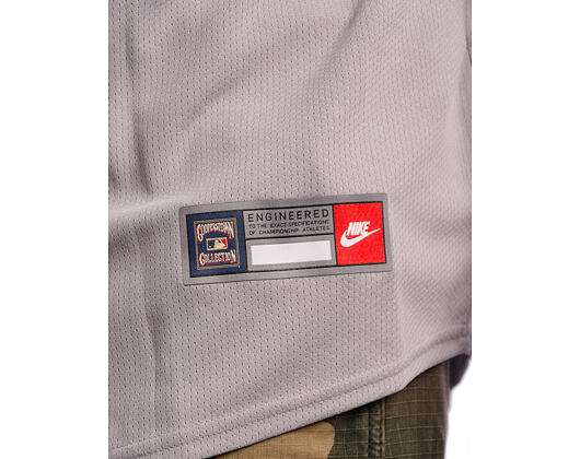 Trikot Nike - MLB Men's Cooperstown Jersey - New York Yankees 1927 - Atmosphere Grey