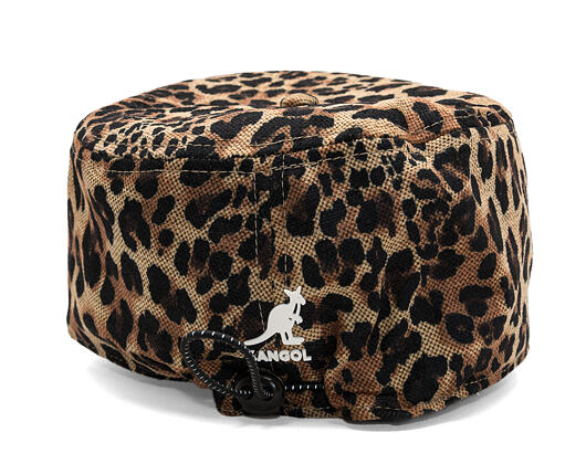 Hut Kangol - Interlock Pillbox Cap - Leopard Tan
