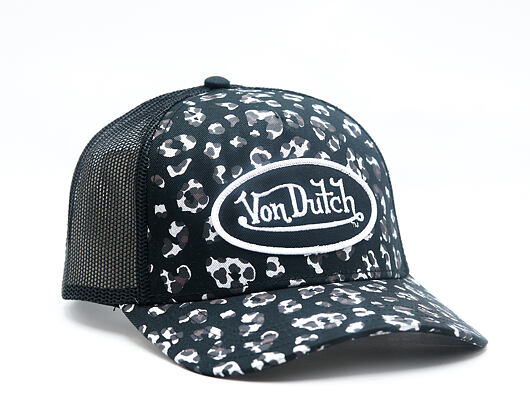 Damen Kappe Von Dutch - Baseball - Silver Leopard Foil - Camo