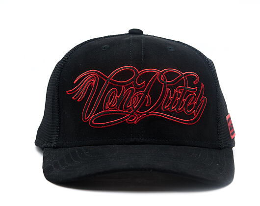Kappe Von Dutch - Semi Curve - Embroidery Premium - Black