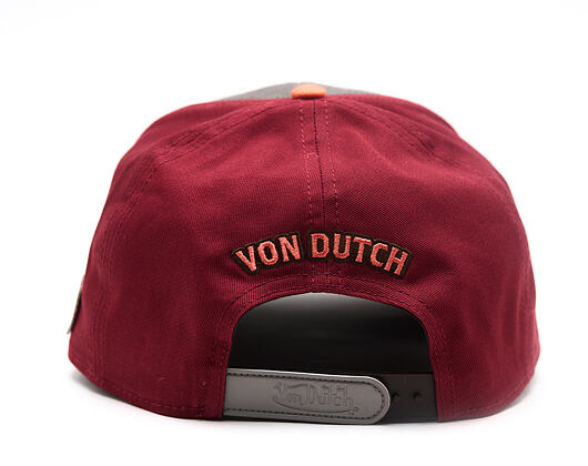 Kappe Von Dutch - Semi Curve - Patch Premium - Red / Orange