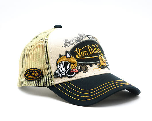 Kappe Von Dutch - Trucker - Patch & Print - Black / White
