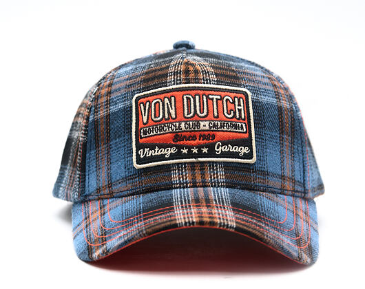 Kappe Von Dutch - Baseball - Checkered Patch - Navy