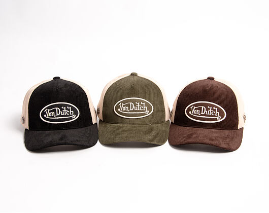 Kappe Von Dutch - Baseball - Corduroy Patch Premium - Black