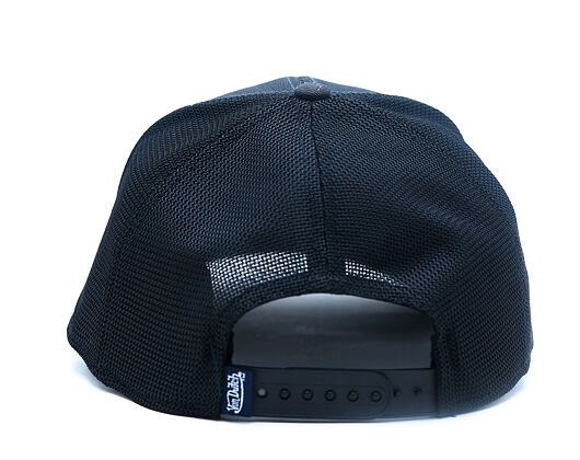 Kappe Von Dutch - Trucker - Denim Visor Patch Premium - Black / Navy