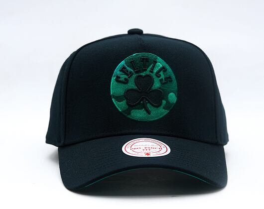 Kappe Mitchell & Ness - NBA 404 Club Camo Pro Snapback - Boston Celtics - Black