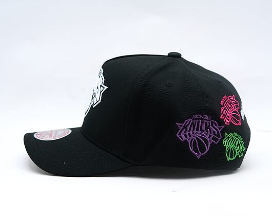 Kappe Mitchell & Ness - NBA 404 Club Neon Pro Snapback - New York Knicks - Black