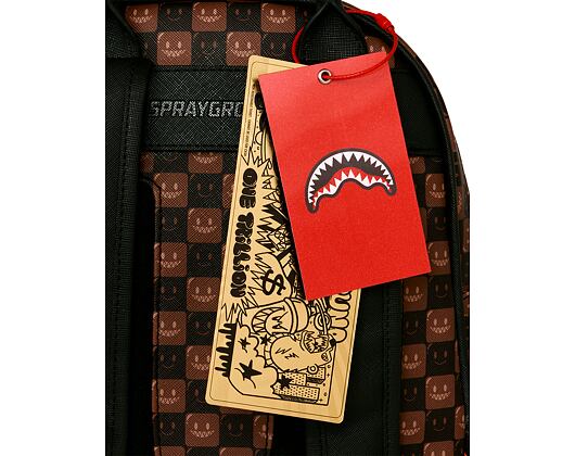 Rucksack Sprayground - Sharks In Paris Wtf Bubble Brown Check Savage Backpack