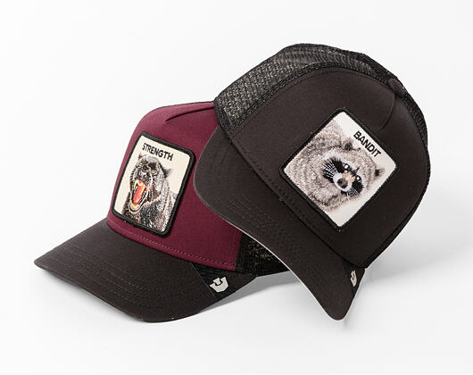 Kinder Kappe Goorin - Bandit (all Black) - Raccoon - Black