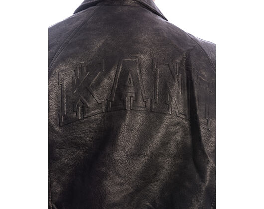 Jacke Karl Kani - Signature PU Leather Bomber Jacket - Black
