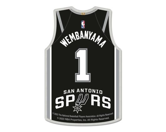 Brosche WinCraft - NBA Collector Pin Jewelry Card - Victor Wembanyama - San Antonio Spurs