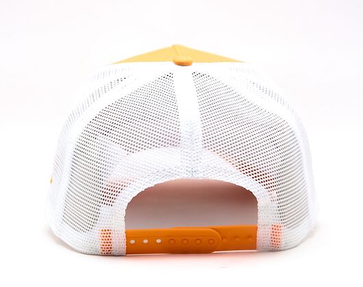 Kappe New Era - MLB Essential 9FORTY A-Frame Trucker - NY Yankees - Orange / White