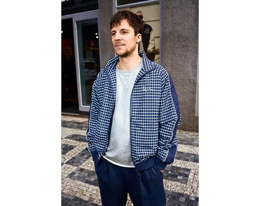 Jacke Karl Kani - Signature Check Sidestripe Trackjacket - Blue