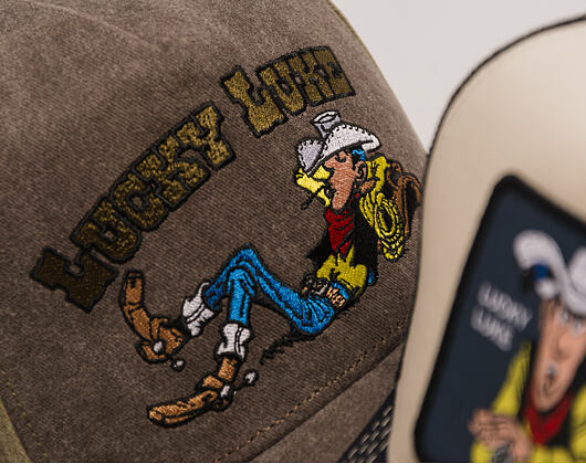 Kappe Capslab - Lucky Luke A-Frame - Bullet Holes Distressed - Olive